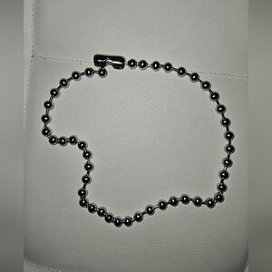 Silver Beaded Necklace